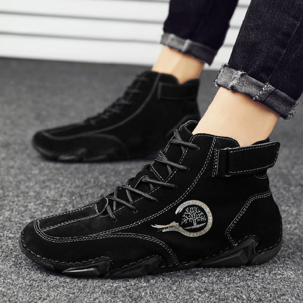 kaegreel handmade leather shoes boots 31423 black