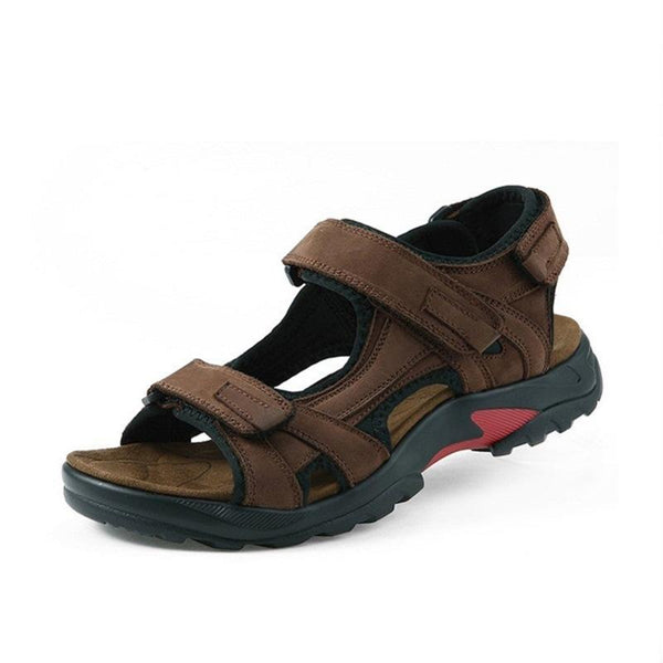 kaegreel handmade leather shoes sandals slippers 133968 dark brown