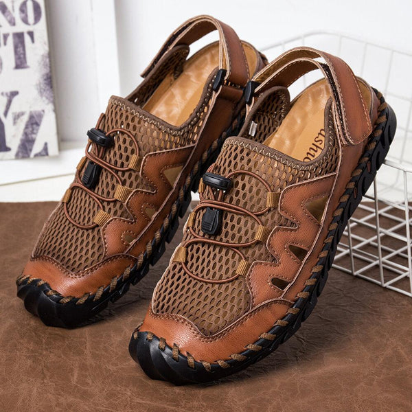 kaegreel handmade leather shoes sandals slippers 31279 brown