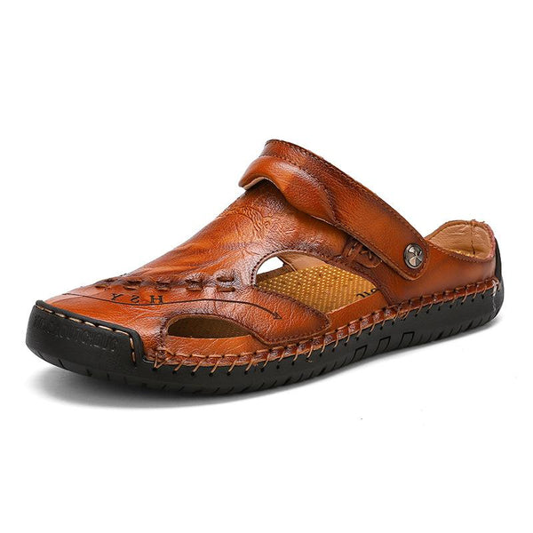 kaegreel handmade leather shoes sandals slippers 31316 yellow brown