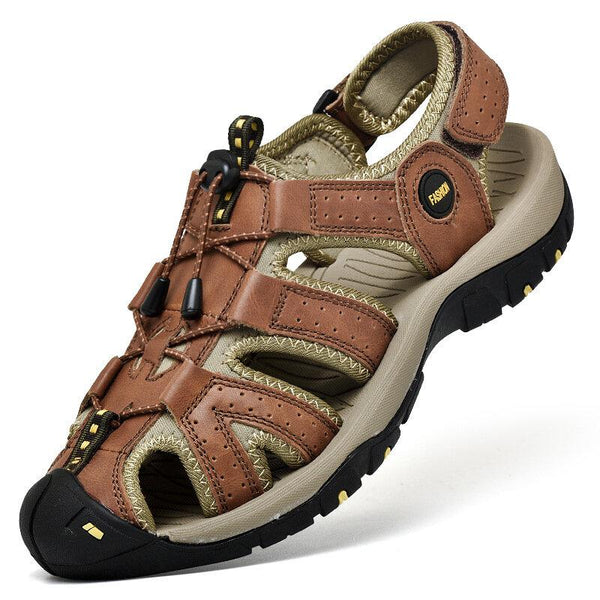 kaegreel handmade leather shoes sandals slippers 31337 brown