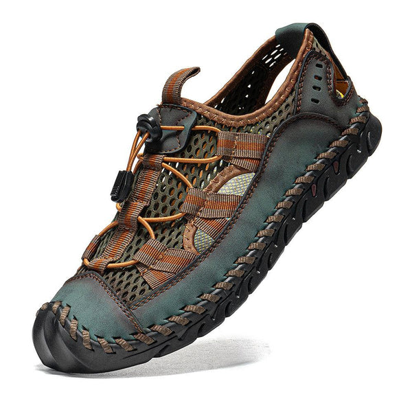 kaegreel handmade leather shoes sandals slippers 31343 green