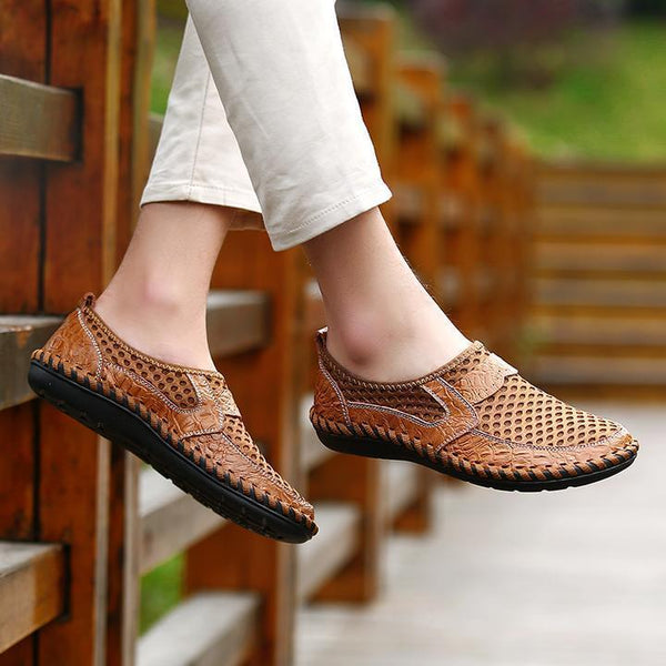 kaegreel handmade leather shoes water shoes 114139 brown