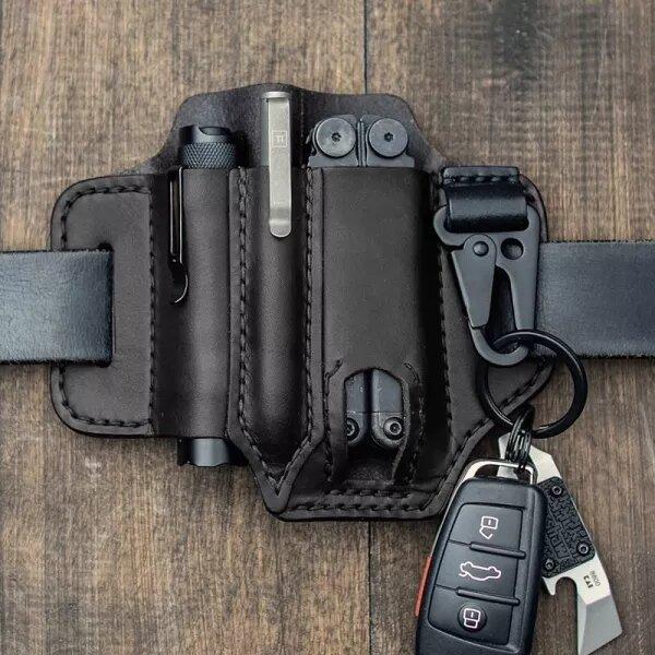 kaegreel leather belt multitool cases 31225 black