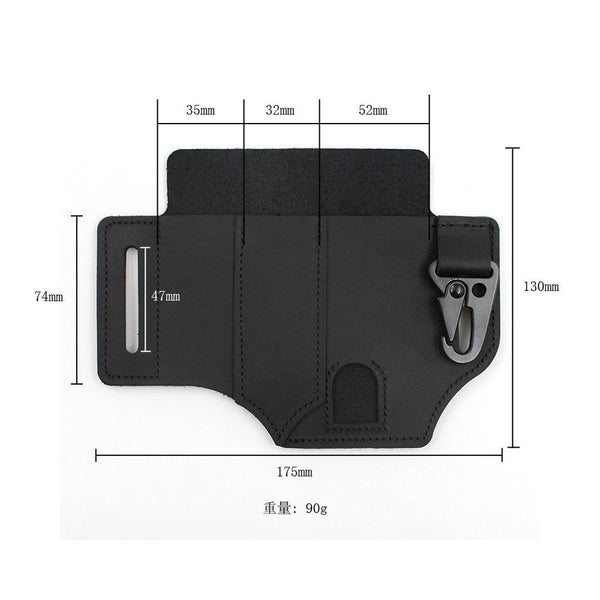 kaegreel leather belt multitool cases 31225 black