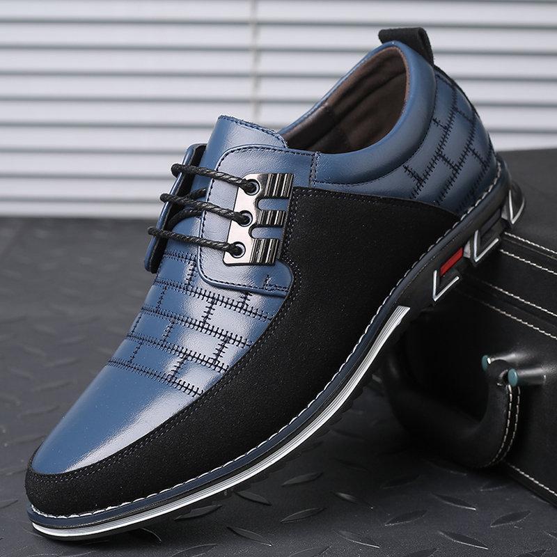 kaegreel leather business dress shoes 141234 blue