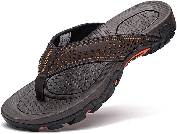 kaegreel eather sandals slippers 31405 brown1