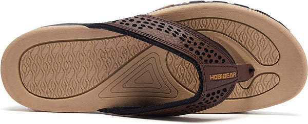 kaegreel leather sandals slippers 31405 brown2