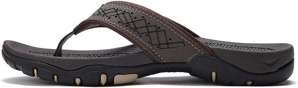 kaegreel leather sandals slippers 31405 brown3