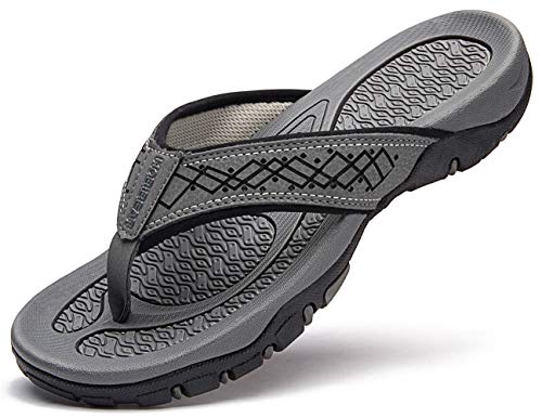 kaegreel leather sandals slippers 31405 grey 