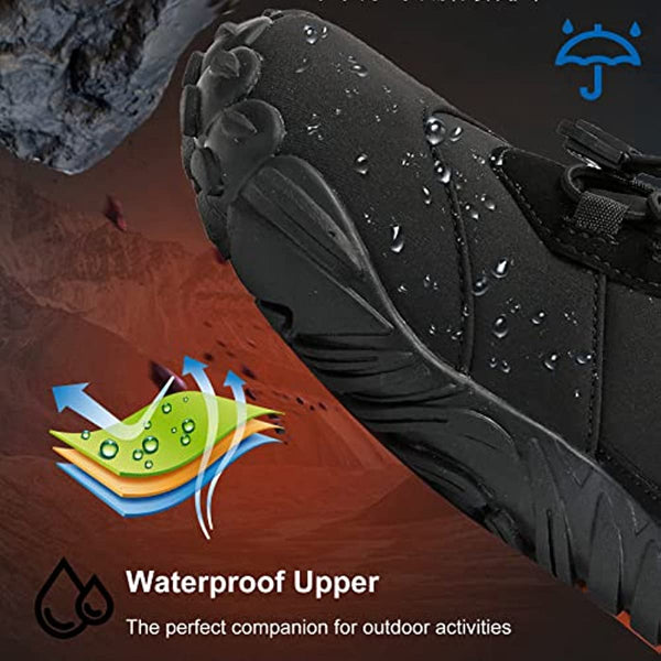 kaegreel winter barefoot shoes snow boots 31426 black 