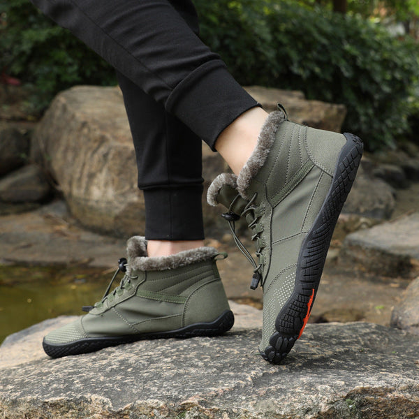 kaegreel winter barefoot shoes snow boots 31455 army green