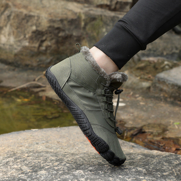kaegreel winter barefoot shoes snow boots 31455 army green