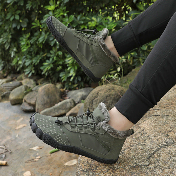 kaegreel winter barefoot shoes snow boots 31455 army green