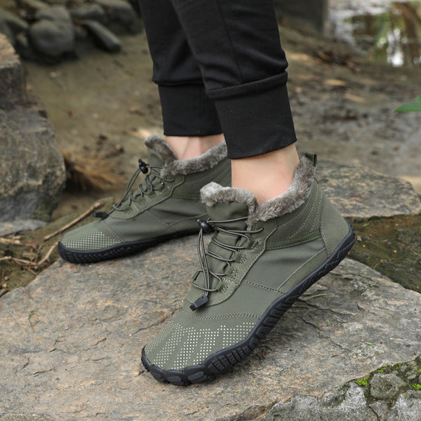 kaegreel winter barefoot shoes snow boots 31455 army green