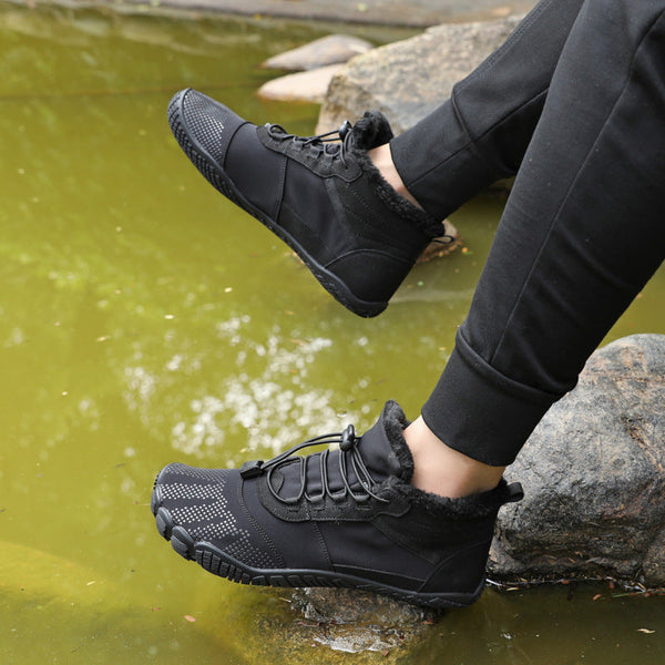 kaegreel winter barefoot shoes snow boots 31455 black 