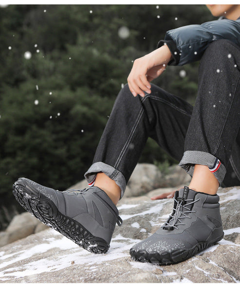 kaegreel winter barefoot shoes snow boots 31462 light gray