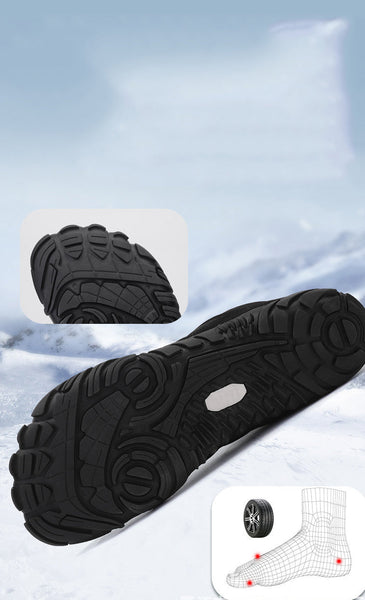 kaegreel winter barefoot shoes snow boots 31467 black 