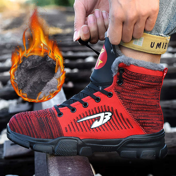 kaegreel work shoes 31158 winter red